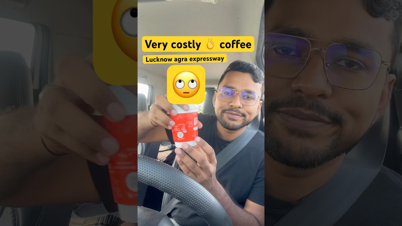 Agra Lucknow Expressway | Black Coffee ₹195 | Expensive Coffee | 
