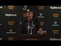 QB Jayden Daniels Speaks To The Media After Practice | Washington Commanders