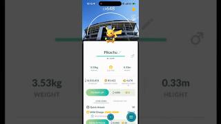 NEW EXCLUSIVE BACKGROUND Japanese Baseball Pikachu CAUGHT in Pokemon Go! #shorts #pokemon