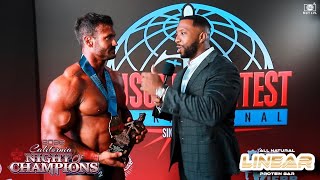 Night of the Champions 2026 Musclecontest Overall Champion Interview