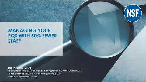 Managing Your Pharmaceutical Quality System With a...