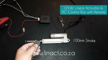 100mm 12Vdc Linear Actuator with 12Vdc Control Box & Remote
