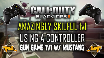 BO2: 1v1 USING A CONTROLLER | Gun-Game on Nuketown w/ AlenMustang