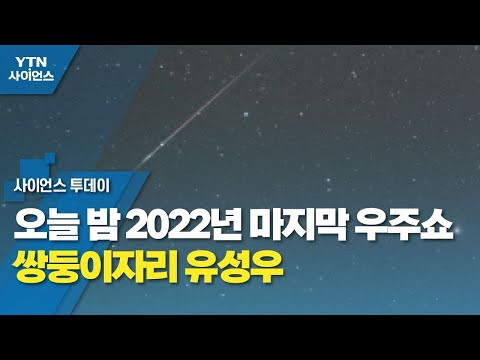 <strong>쌍둥이자리</strong> 유성우 떨어진다