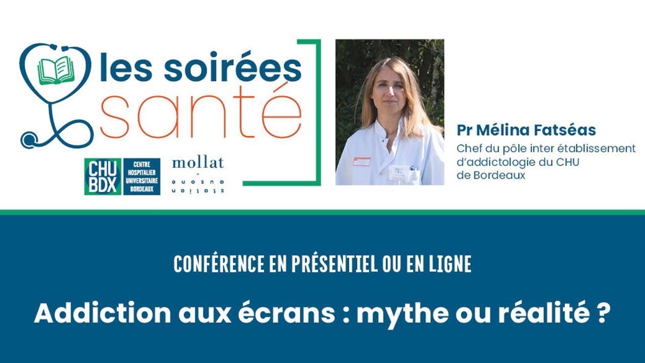 Les soirées santé  : Addiction aux écrans : mythe ou réalité ?