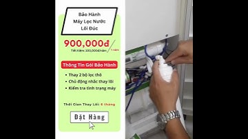 Gói Bảo Hành Lõi Lọc Nước - Loại Lõi Đúc