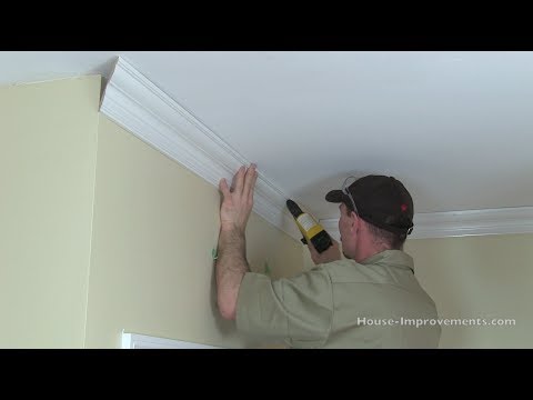 How To Cut & Install Crown Moulding