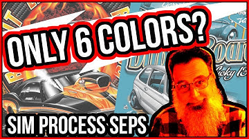 Using minimum colors to simulate full color artwork - Color separation tips & tricks