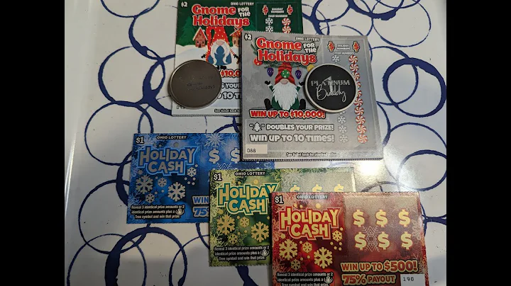 Féerie de Noël et le Gnome des Vacances ! Les Deux Derniers Billets *Ohio Lottery Scratch* 💵💵💵