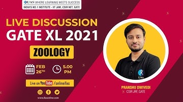🎯 GATE XL 2021 Zoology | LIVE Paper Discussion & Analysis