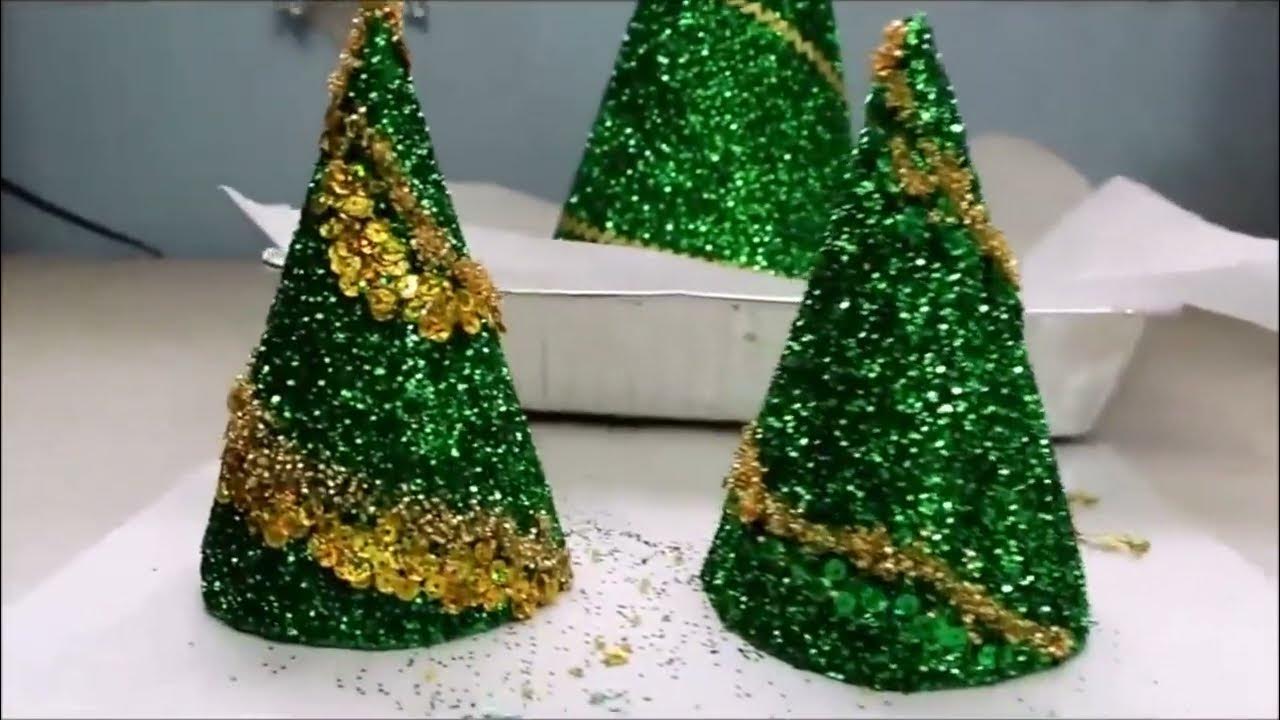 10 Christmas Decoration idea with glitter foam sheet step by step