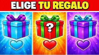 🎁 Elige Tu Regalo: 💙 Azul, ❤️ Rojo, 💜 Morado | Choose Your Gift