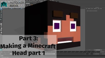 Minecraft Autodesk Maya Rigging Tutorial Part 3: Head Part 1