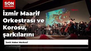İzmir Maarif Orkestrası Ve Korosu, Şarkılarını Foçalılar Için Seslendirdi