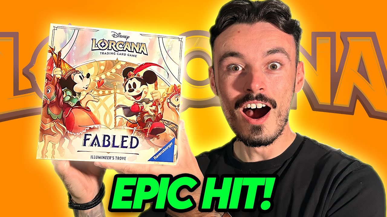 Моё первое открытие Disney LORCANA! Легендарный клад, эпический редкий хит!