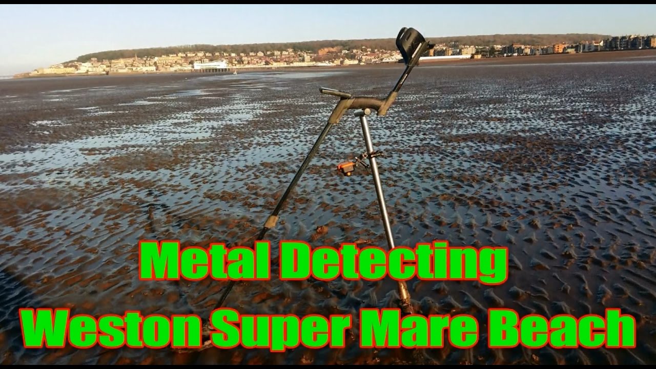 Metal Detecting Weston Super Mare Beach with XP Deus YouTube