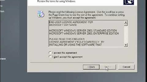 Domain Configuration Windows 2003