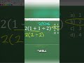 PEMDAS Math Rule Solve This Tricky Math Problem Correctly! #math #maths #pemdas