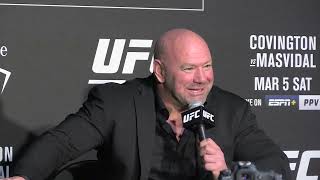 Dana White says Khabib Nurmagomedov was \