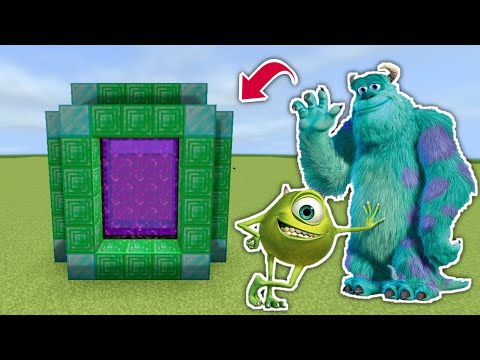 Membuat Portal Monsters inc ~ MineCraft PE