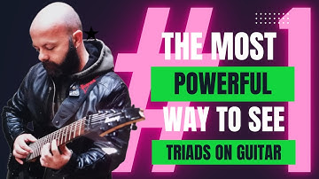 Ascending 3rd Triads on Guitar | Unlock Chord Shapes on D, G & B Strings