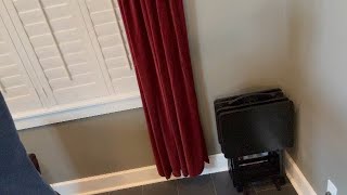 RYB HOME RYB HOME Burgundy Red Velvet Curtains for Christmas Decor, Soft Luxury Backdrops for Studio