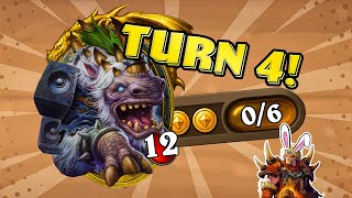 Turn 4 Golden Voone Buddy! | Hearthstone Battlegrounds
