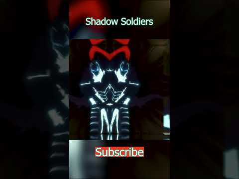 Solo leveling. Jinwoos Shadow Soldiers.Anime shorts. #anime #jejuisland #animeedit #sololeveling