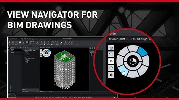 3D View Navigator for Revit and IFC files after import and conversion to DWG