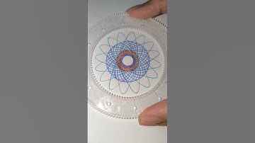 Simple yet satisfying #spirograph #design #easyarttechnique #relaxing #drawing #art