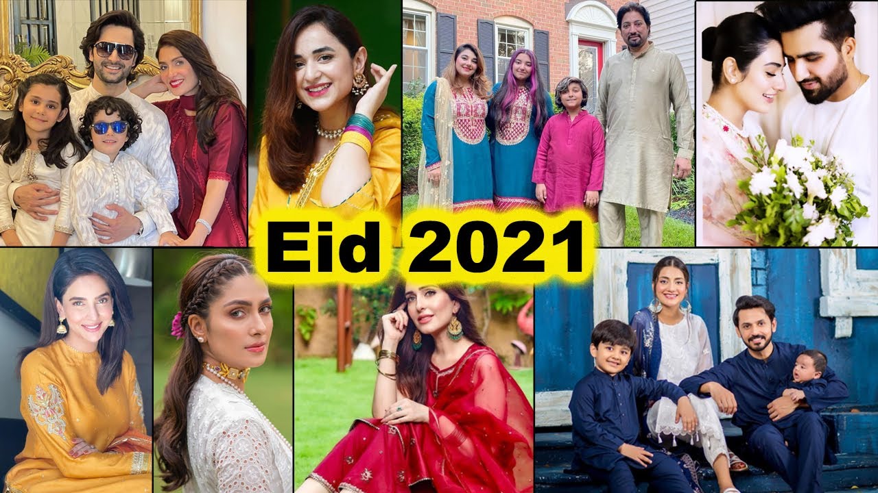 Pakistani Actress Eid Looks | Celebrities Eid-Ul-Azha Pictures 2021 | Actress Eid Dress