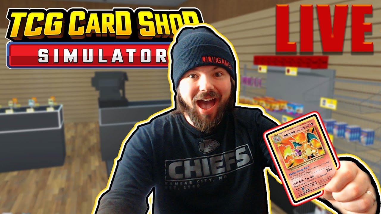 🔴 LIVE | TCG Card Shop Simulator! Using a Pokémon Mod! - YouTube