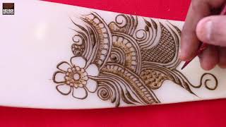 Basic Arabic Mehndi Design for full hand | Beautiful henna Mehendi design 2021 | Best Mehandhi