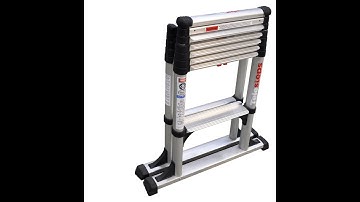 12ES Telesteps - 8FT TELESCOPING STEPLADDER W/ 12FT REACH