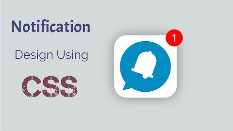 🔔Notification Bell Icon using CSS | CSS Notification | CodewithNizami | #css #uidesign