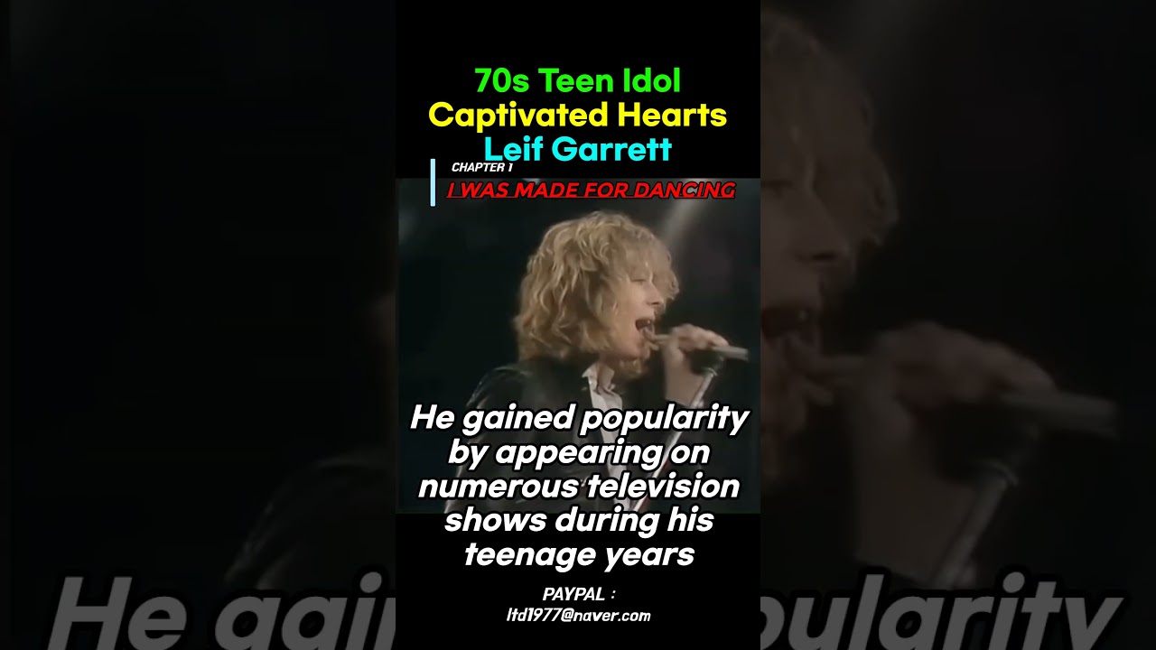 70s teen idol Leif Garrett