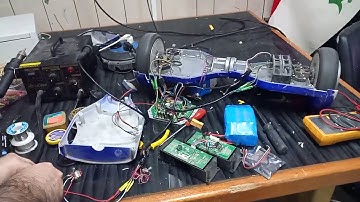 Hoverboard firmware hack in Science Camp using ST-Link v2 method from A-Tech channel