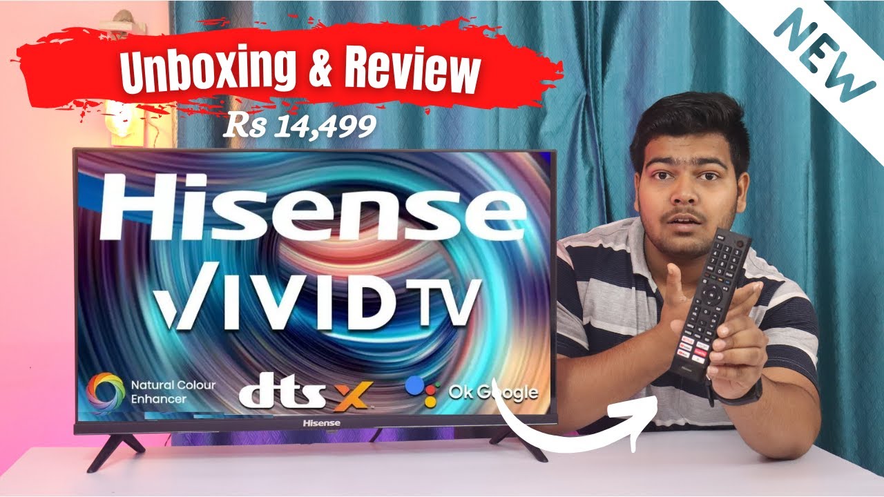 Hisense 32 inches TV Unboxing & First Impressions ! 🔥 