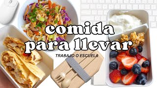 Takeout Meals (School or Work) | Easy and Healthy