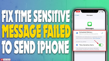 how to fix time sensitive message failed to send iPhone 2023 | PIN TECH |