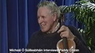 Mícheál Ó Súilleabháin interviews Paddy Cronin, 1990 Boston College Irish Fiddle Festival