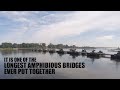 Watch a floating bridge appear before your eyes