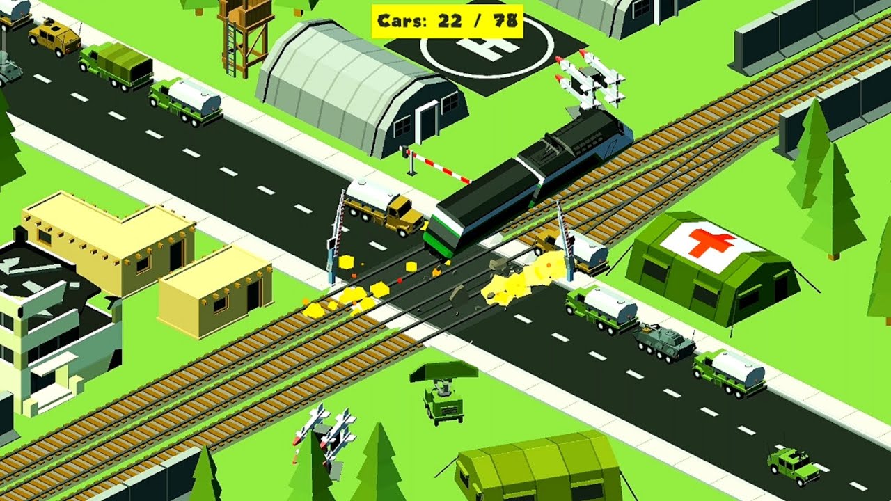 Army Vehicles Train Track Crossing - Railroad Crossing Pro - Android Gameplay #000000140 - YouTube