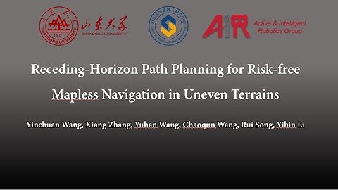 Receding-Horizon Path Planning for Risk-free Mapless Navigation in Uneven Terrains
