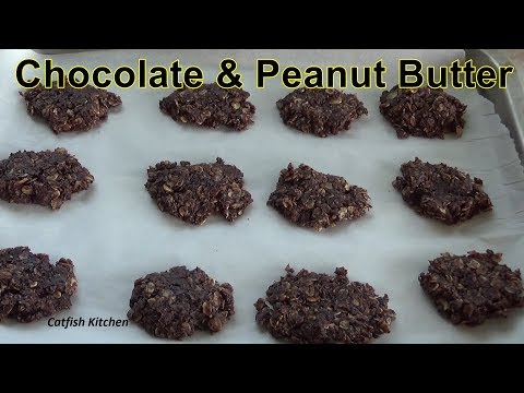 No Bake Chocolate & Peanut Butter Cookies. Video Recipe.