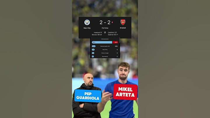 MIKEL ARTETA JUST DOMINATED PEP GUARDIOLA 😳😱 | MAN CITY 2-2 ARSENAL