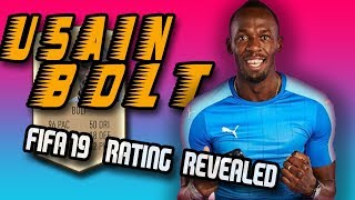 USAIN BOLT'S FIFA 19 RATING REVEALED || FUT 19 screenshot 1