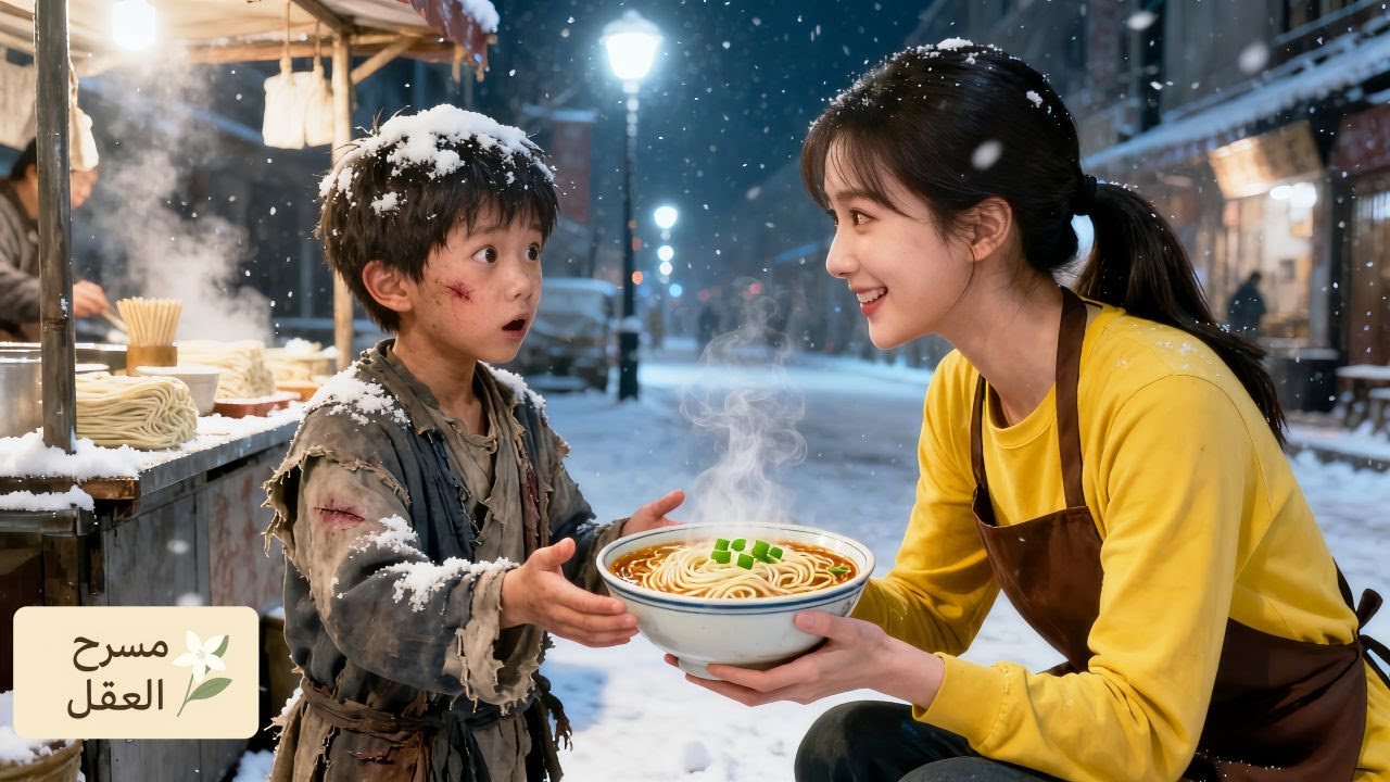 💕أعطت فتاة طيبة شحاذًا طبق نودلز. وبعد 20 عامًا عاد كأغنى رجل في العالم ليردّ جميلها!