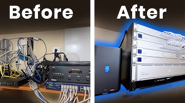 Network mess to all UniFi network rack | UNAS-2 | UPS-2U