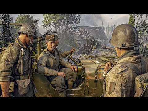 1st Infantry Division in Operation Cobra - Call of Duty - 4k